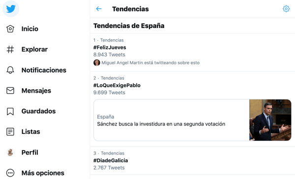 trending topic twitter