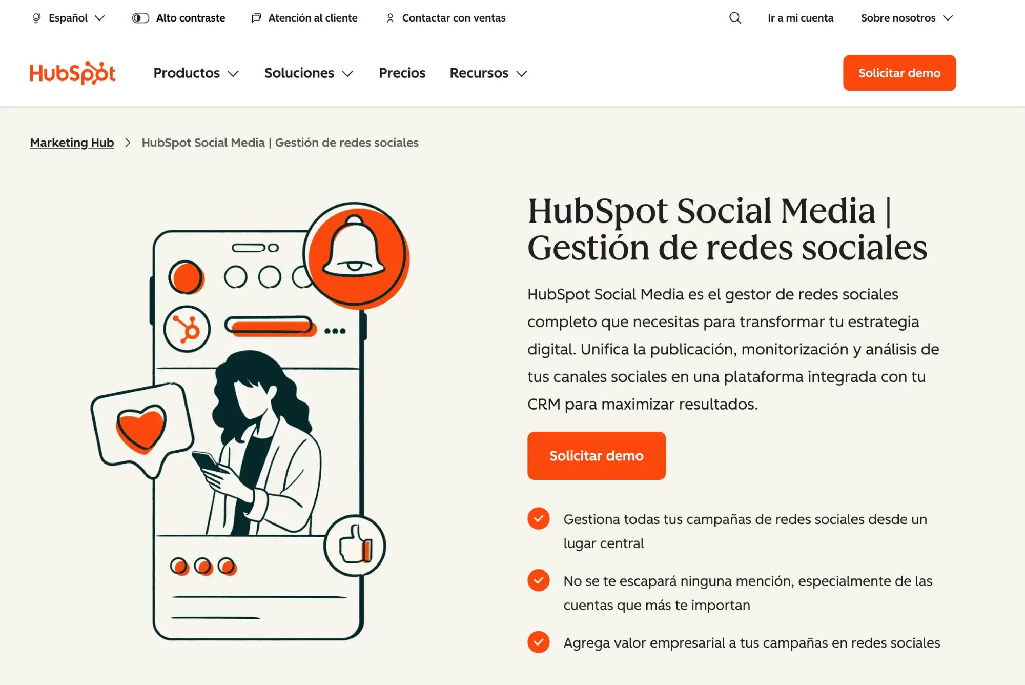 Hubspot social