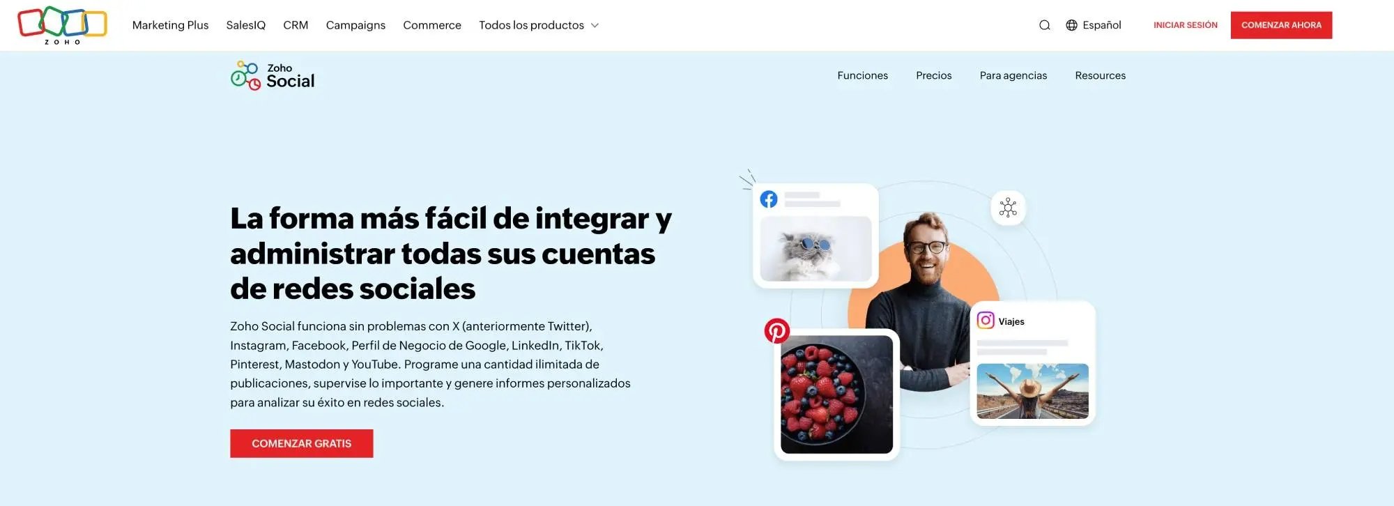Zoho social